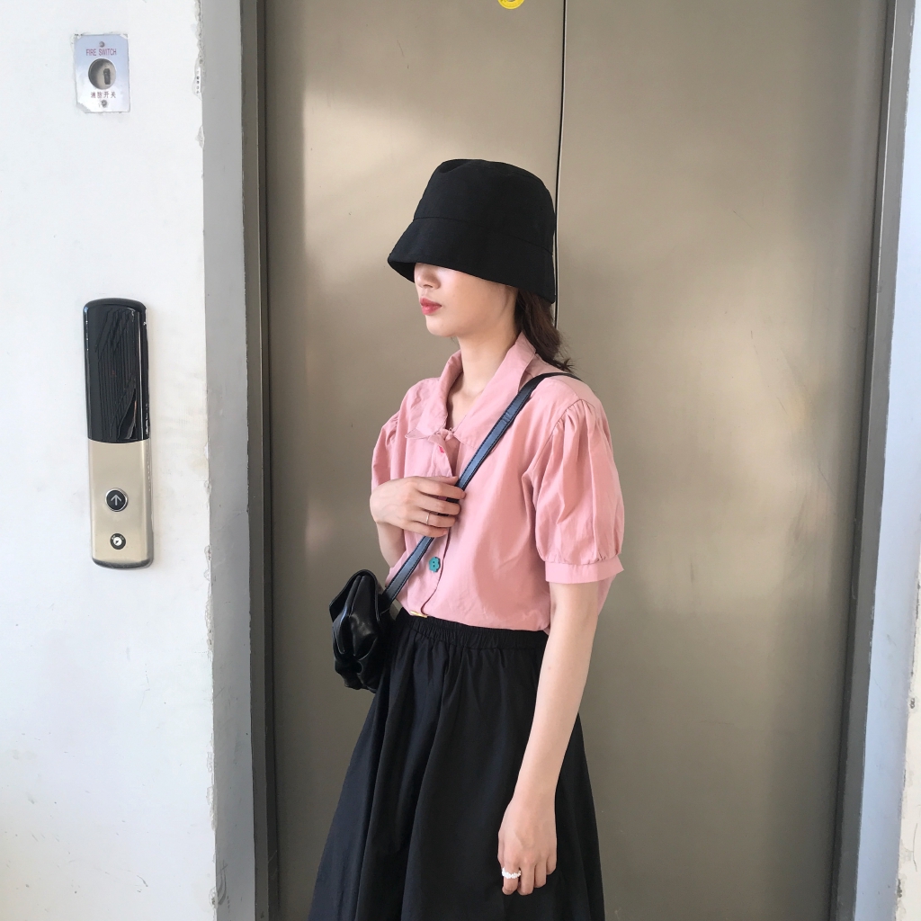 Áo Thun Tay Ngắn Màu Hồng Xinh Xắn Cho Nữ | BigBuy360 - bigbuy360.vn