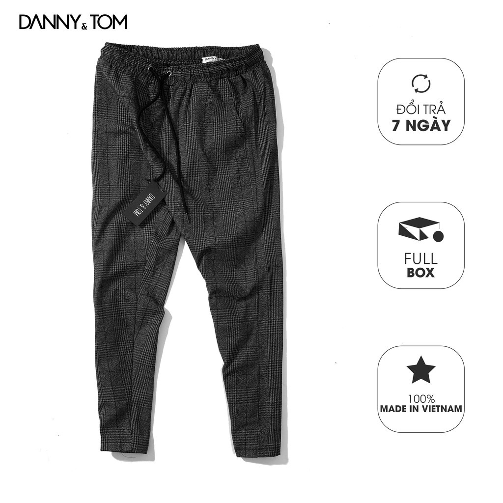 Quần dài Caro lưng thun Proy Chất vải Hàn Tây Chuẩn đẹp , Form Regular , Trẻ trung DP06 – DANNYTOM - Hàng mới về