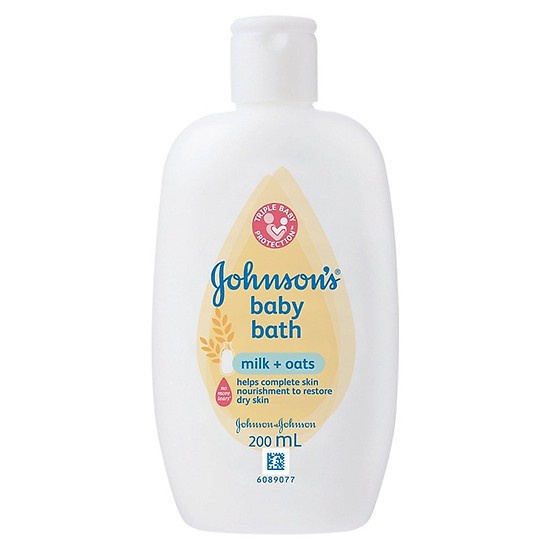 Sữa Tắm Chứa Sữa Và Yến Mạch Johnson's Baby 200ml