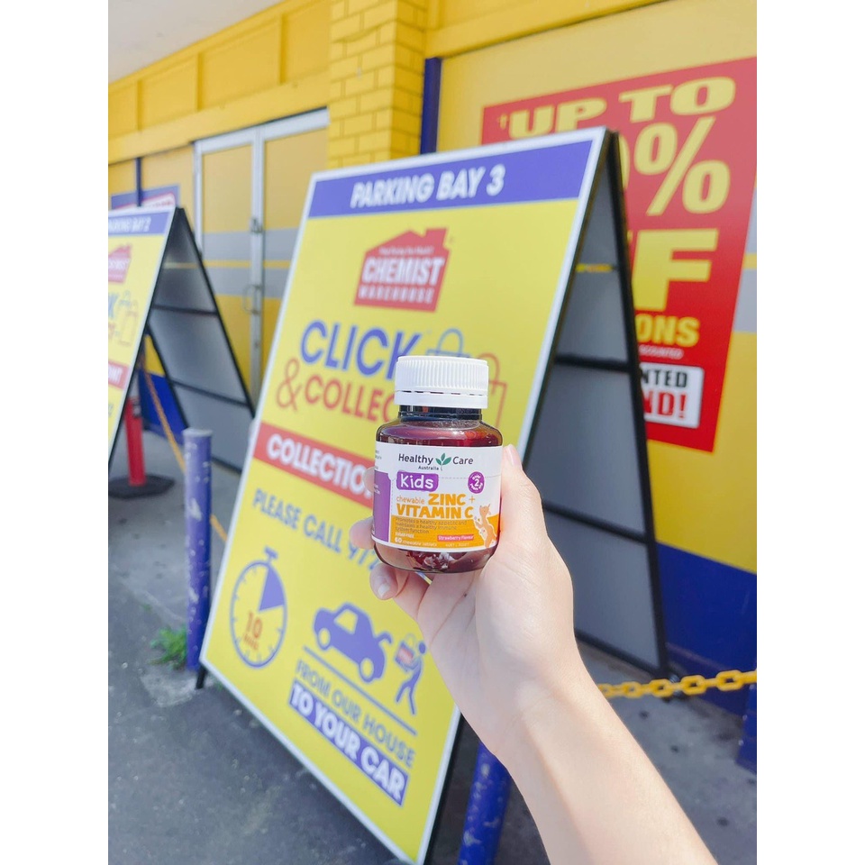 Viên Healthy Care Zinc+Vitamin C (Zinc + Vitamin C Healthy Care)