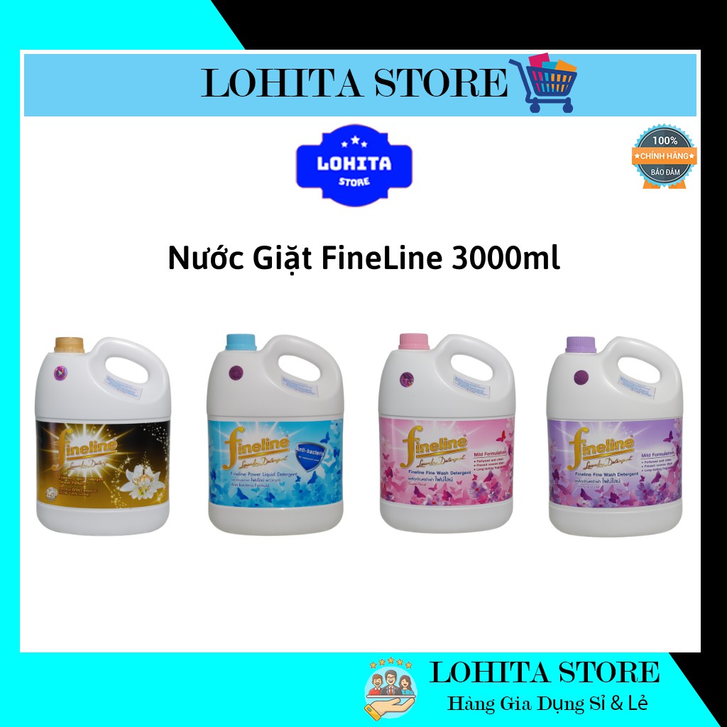 Nước giặt Fineline Thái Lan 3000ml Chính Hãng