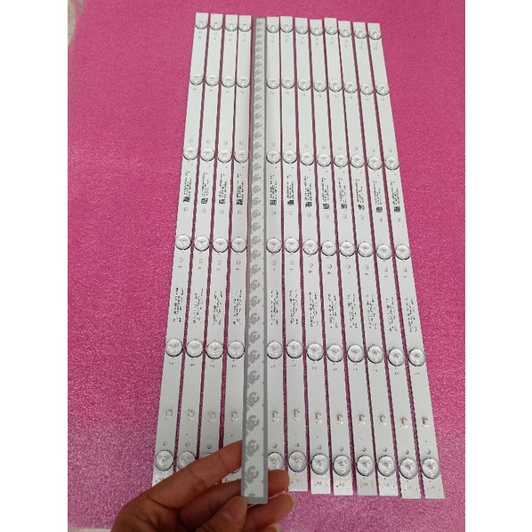 10 thanh led 6 bóng 6v độ cho tivi 32 inh