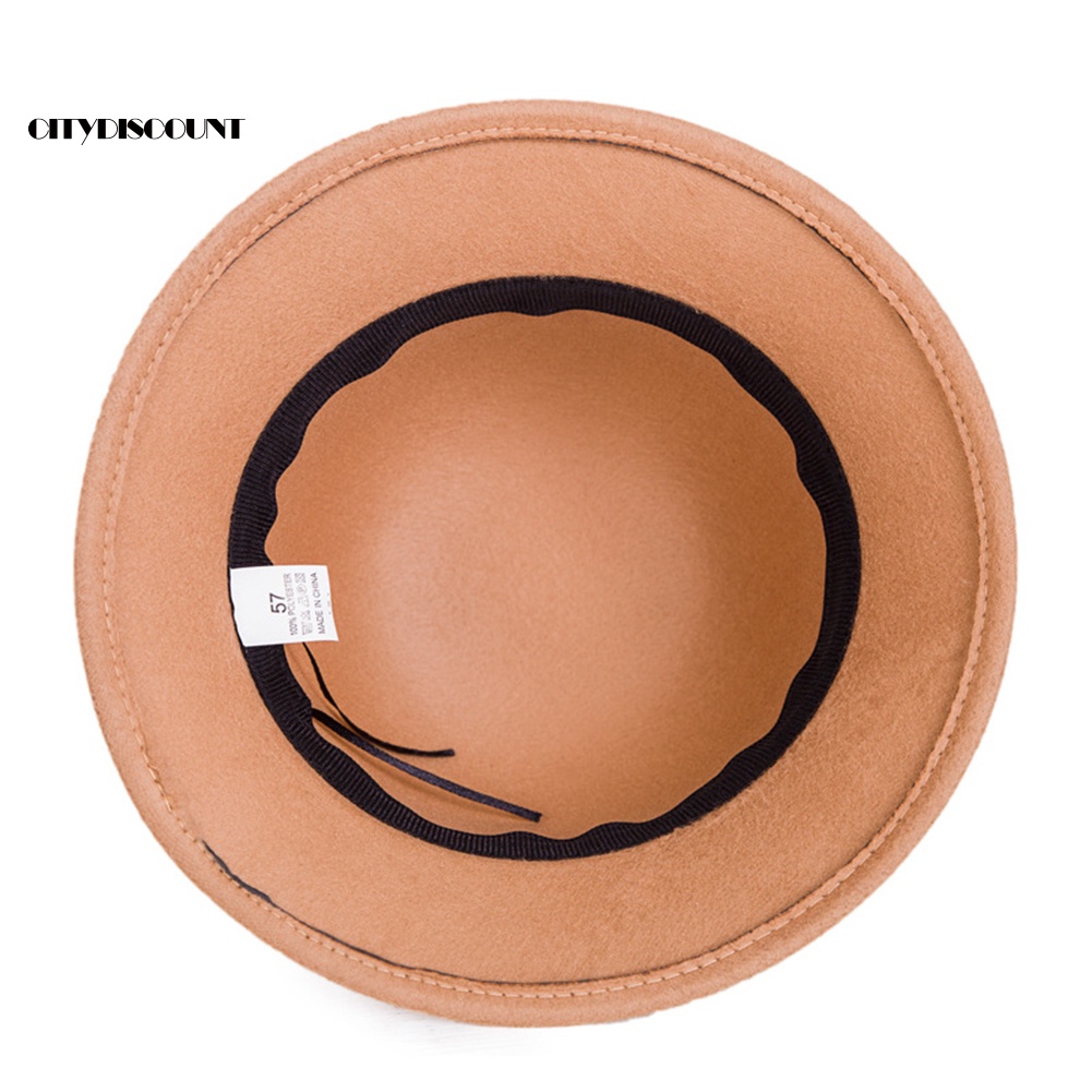 Mũ Len Màu Trơn Giữ Ấm Đính Nơ Thời Trang Cho Nữ