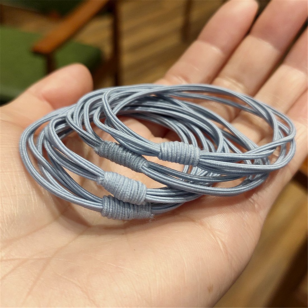 Dây buộc tóc 4 trong 1 co giãn màu sắc tùy chọn dành cho nữ