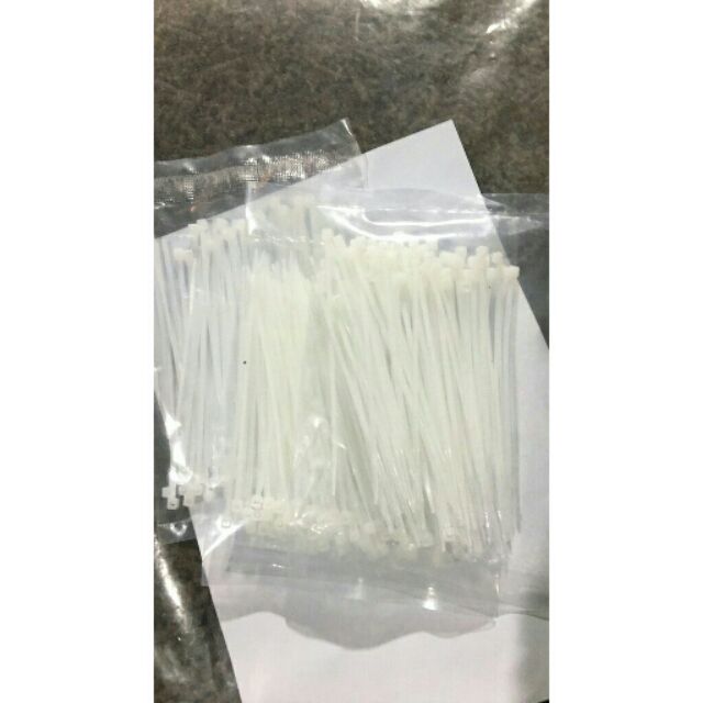 100 sợi dây rút trắng  10cm