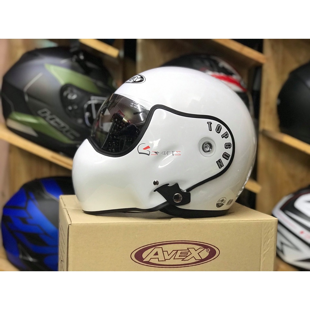 Mũ bảo hiểm fullface lật hàm TOPGUN - AVEX TOPGUN chính hãng tại Việt Nam, được tặng kèm 02 ốc