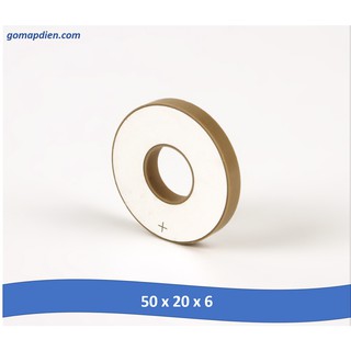 Gốm áp điện, siêu âm điện áp, đá siêu âm đầu dò hàn kích thước 50 x 20 x 6mm