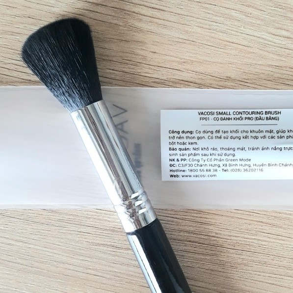 CỌ TẠO KHỐI MẶT VACOSI FP01 PRO với đầu cọ bầu