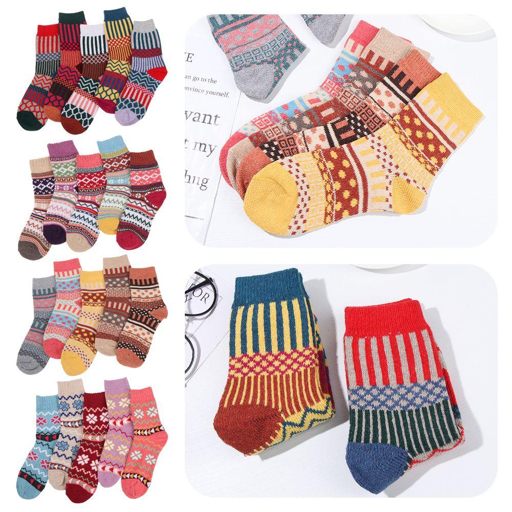 5 Đôi Tất Chân Giữ Ấm Mềm Mại