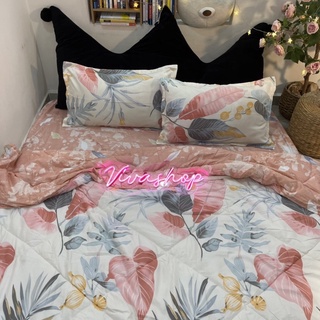 BỘ GA GIƯỜNG CHĂN CHẦN BÔNG HOA ĐỒNG TIỀN