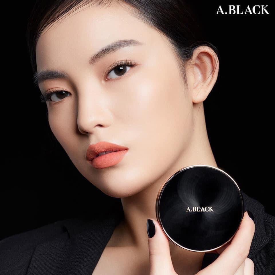 Bộ Phấn Cushion A Black Trang Điểm Chuyên Nghiệp-Tặng Kèm Kem Lót Và Kem Che Khuyết Điểm | BigBuy360 - bigbuy360.vn