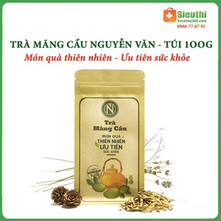 [Cao Cấp] Trà Mãng Cầu Xiêm Nguyễn Văn- Túi 100gr- Giúp Ngủ Ngon, Ổn Định Huyết Áp