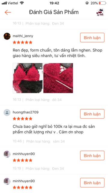 Bộ đồ Lót Su Ren Đệm Mỏng Cao cấp