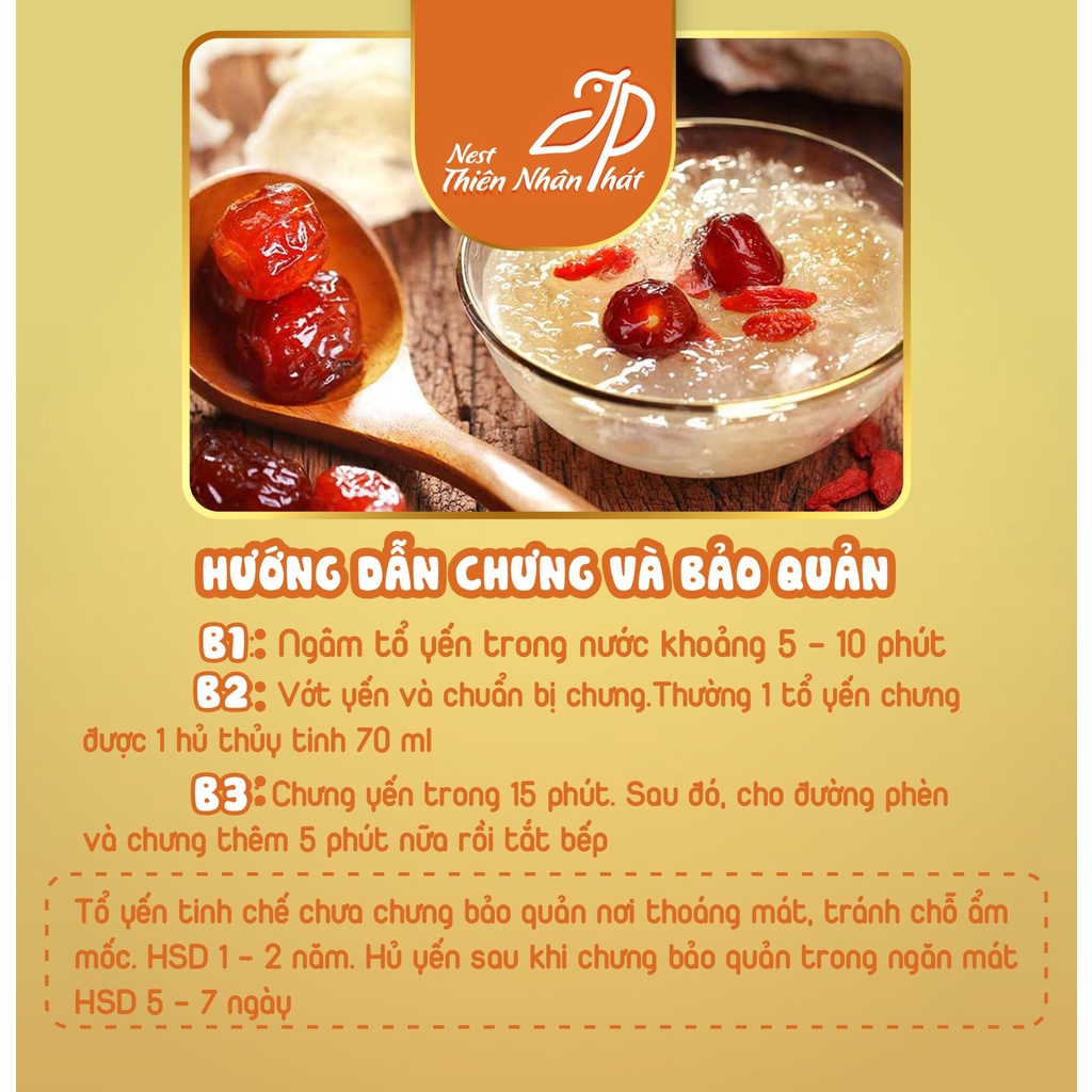 Yến vụn sấy tổ  - Yến sào Khánh Hòa  - Hanayuki Clinic Vietnam