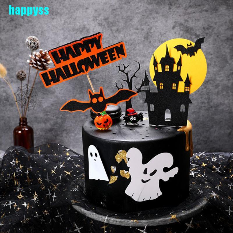 Tấm Trang Trí Bánh Kem Phong Cách Halloween