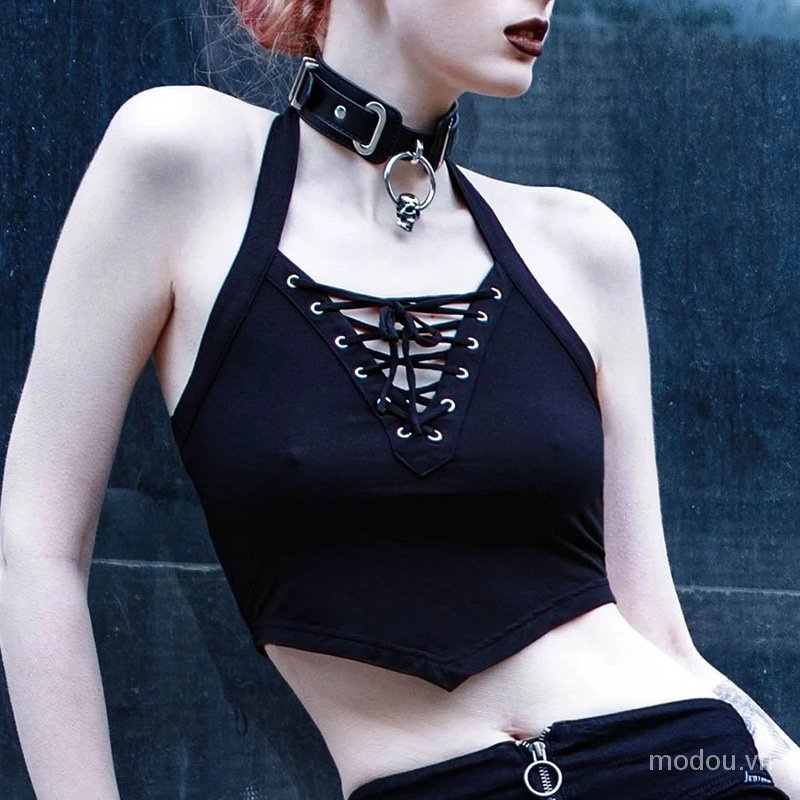 phụ nữ sexy hở lưng ren lên camis igmf