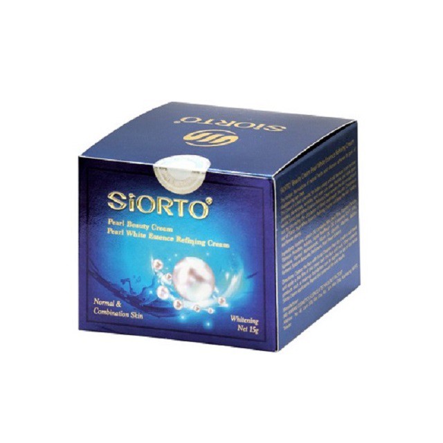 KEM DƯỠNG TRẮNG HỒNG DA SIORTO PEARL WHITE ESSENCE REFINING CREAM