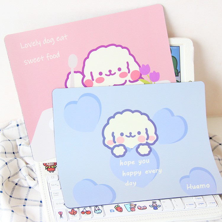 Lót chuột cute THỎ STATIONERY miếng lót chuột dễ thương phụ kiện đồ decor trang trí bàn học giá rẻ hàn quốc