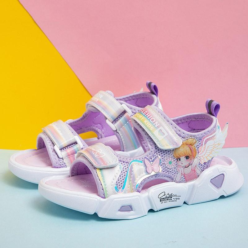 Sandal cho bé gái giày sandal đi học dép quai hậu công chúa quai ngang size 26-37 [SDG25]