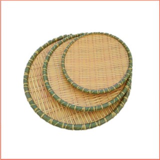 [SẴN HÀNG] Đĩa Phíp Giả Mây Tre Đan Nhựa Giả Mây Mẹt Tre Tròn Cao Cấp Đủ Size Có Chân Đế Để Hoa Quả Bún Mẹt