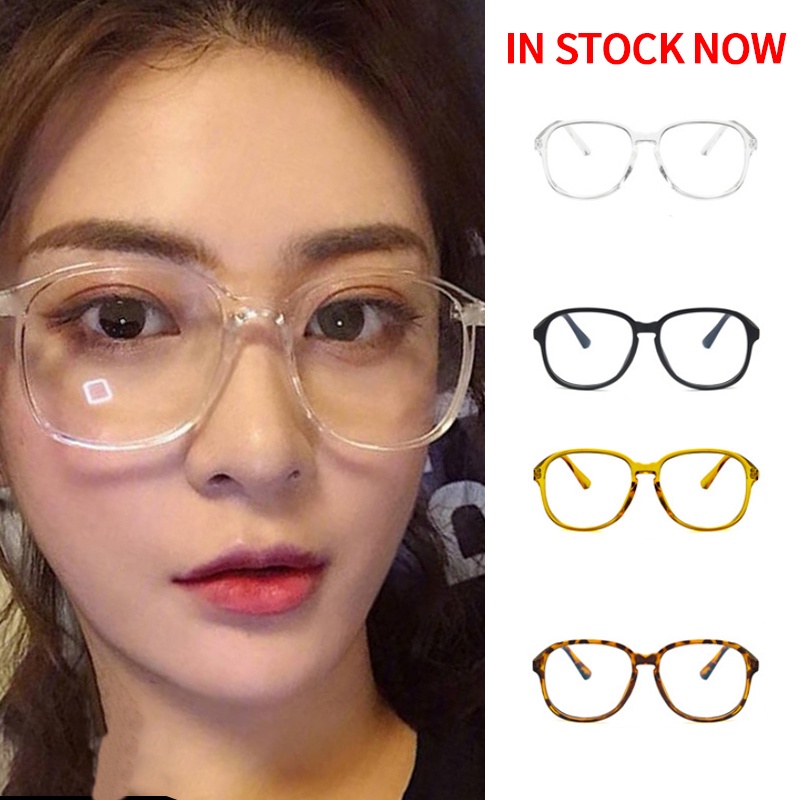 Kính mát trong suốt chống bức xạ phong cách Hàn Quốc cổ điển thời trang cho nam và nữ