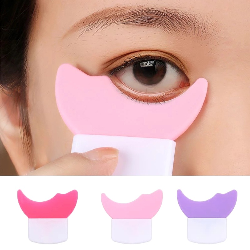 Miếng Silicone Hai Đầu Dùng Hỗ Trợ Gắn Mi Giả/Trang Điểm Mắt Đa Năng