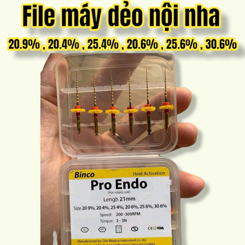 File máy dẻo nội nha Pro endo hãng binco