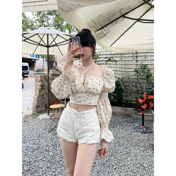 ÁO CRT CÚP NGỰC HOA NHÍ