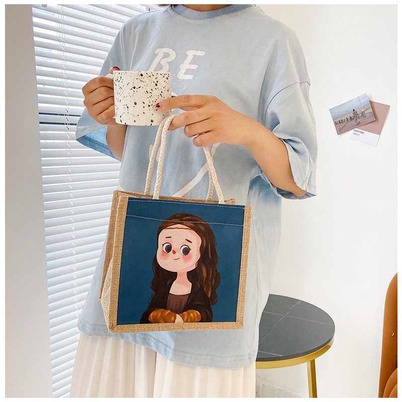 Túi cói mini đi biển nữ đẹp đi chơi thời trang dễ thương cute cá tính phong cách Vintage