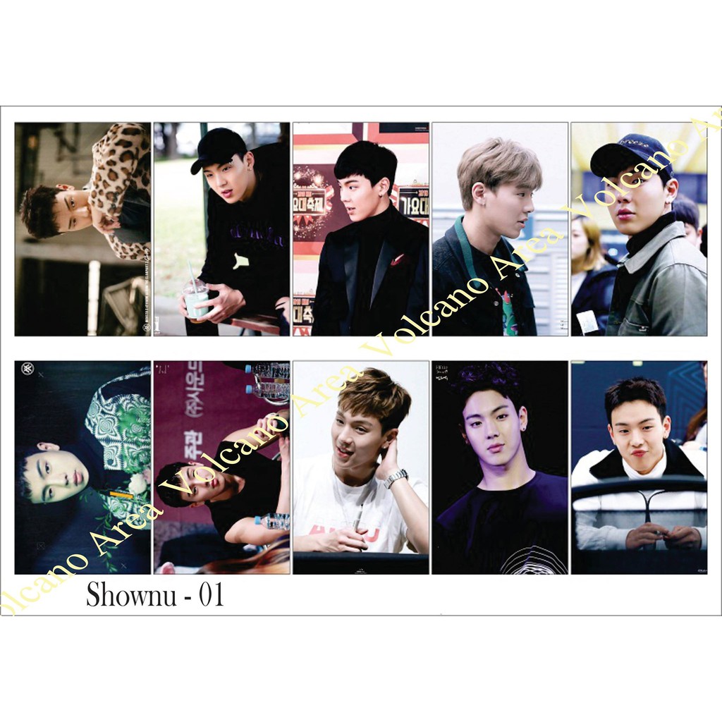 [Monsta X] Set Sticker Shownu - 2 mẫu (có nhiều mẫu hình dán Kpop, Hyunwoo)