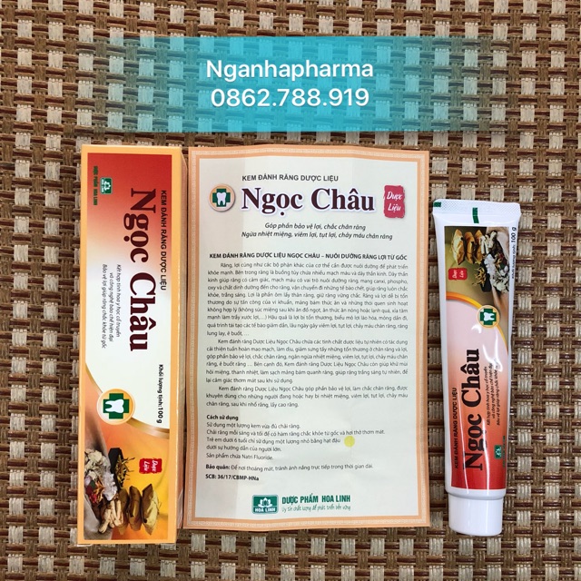 Kem đánh răng Ngọc Châu 100g