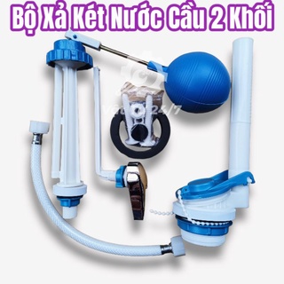 Bộ cấp nước xả nước Bồn Cầu Két Nước Rời 2 Khối Cota cao cấp tay gạt trước phao banh tự ngắt nước