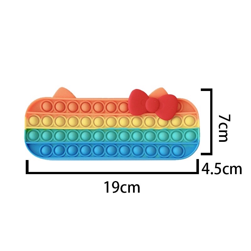 Hộp bút pop it silicon