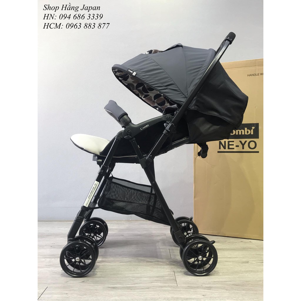 Xe đẩy NEW 100% Combi NEYO / COMBI HANDY S Nhật Bản cho bé 0-36m 2 chiều cao cấp chống gù siêu nhẹ chính hãng BH 2 năm