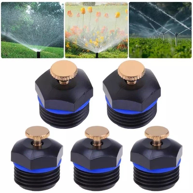 Béc phun mưa chỉnh lưu lượng ren 21mm có núm điều chỉnh bằng đồng