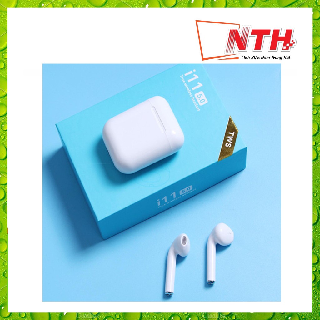 Tai nghe bluetooth TWS i11 5.0 nút cảm ứngNhét tai bluetooth