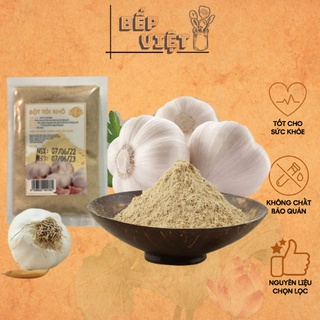 Bột tỏi khô bếp việt, bột tỏi khô nguyên chất gia vị nấu ăn gói 10g