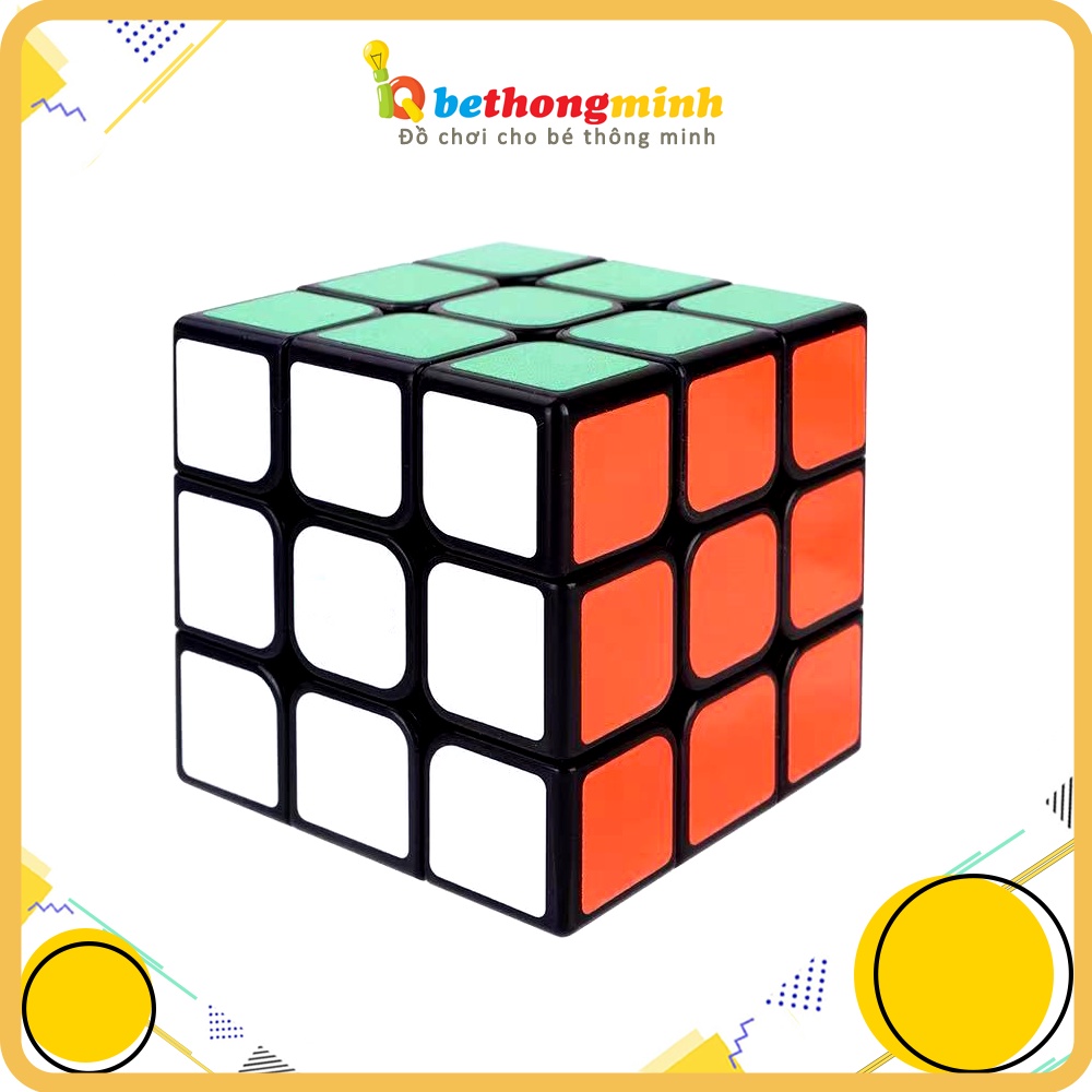 Đồ chơi xếp hình Rubik nhựa cao cấp xoay trơn không rít cho bé thông minh  phát triển tư duy - Đồ chơi trong phòng