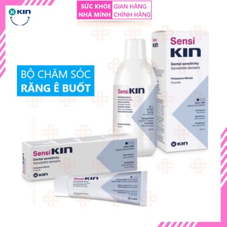 SKNM | COMBO ê buốt: Nước Súc Miệng 250ml + Kem Đánh Răng 90g - SENSIKIN ® (Cho răng nhạy cảm, ê buốt)