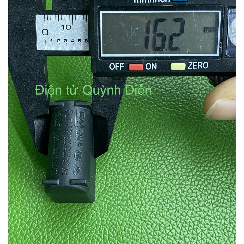 Combo 10 Tụ bếp từ 4uf-5uf đứng ốm - linh kiện điện tử QUỲNH DIỄN