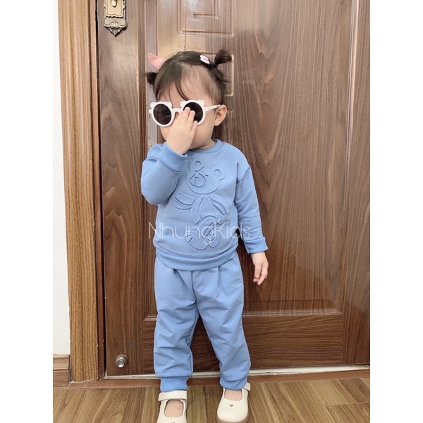 Bộ Nỉ Gấu Bé Trai Bé Gái