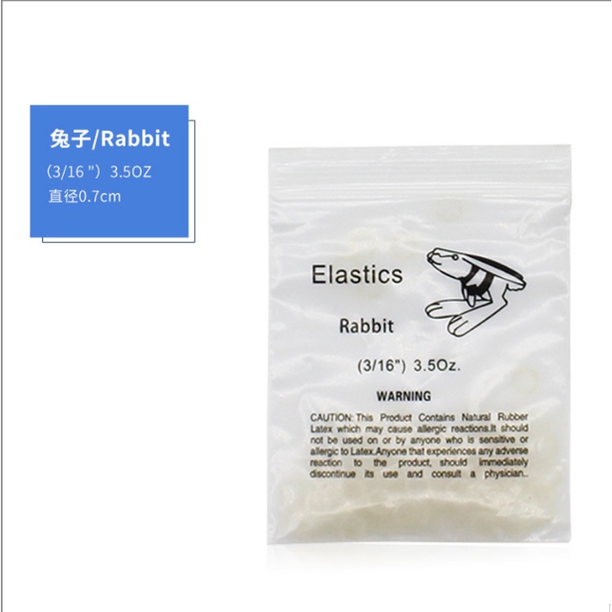 Thun Kéo Niềng Răng, Chun Liên Hàm Chỉnh Nha 3.5oz Hình Con Vật, Hình Thú, Sóc, Thỏ, Cáo, Chim Cánh Cụt, Khỉ