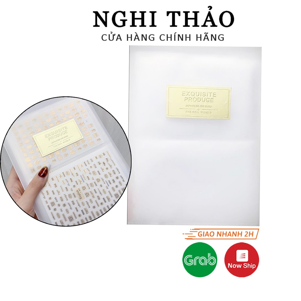 Sổ sticker , sổ đựng sticker trong suốt