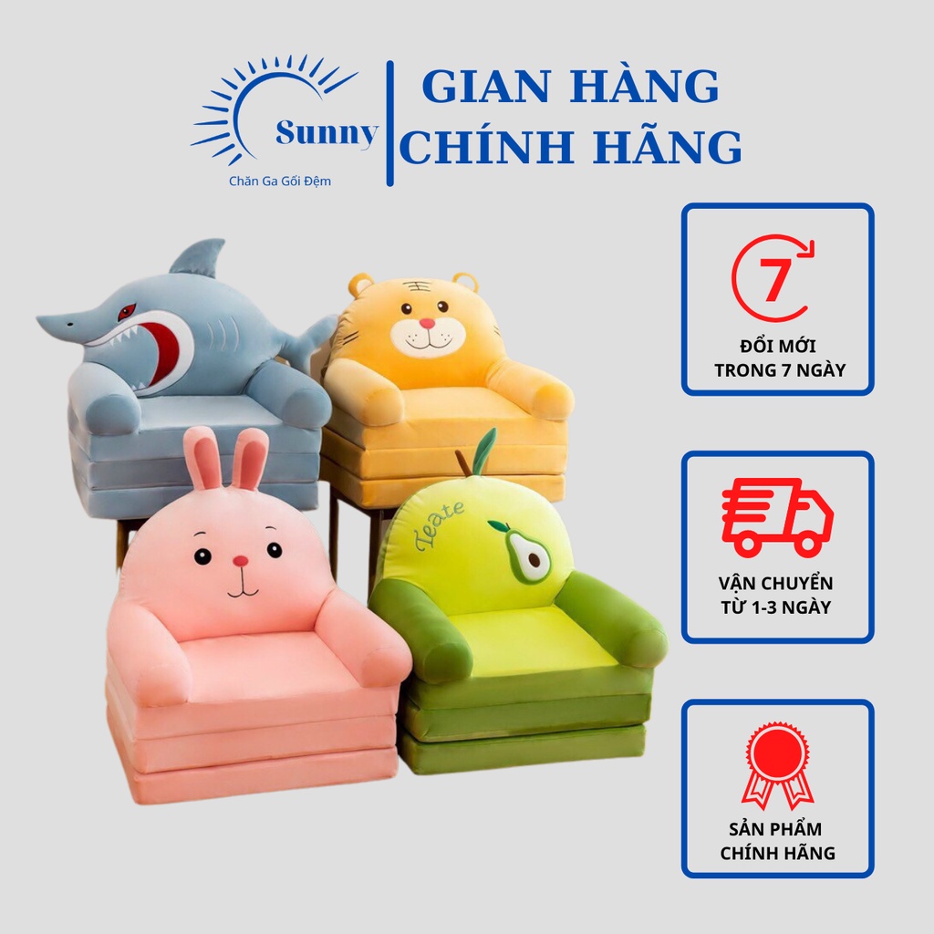 Ghế lười 3 tầng - ghế thú sofa cho trẻ hàng loại 1 mẫu mới