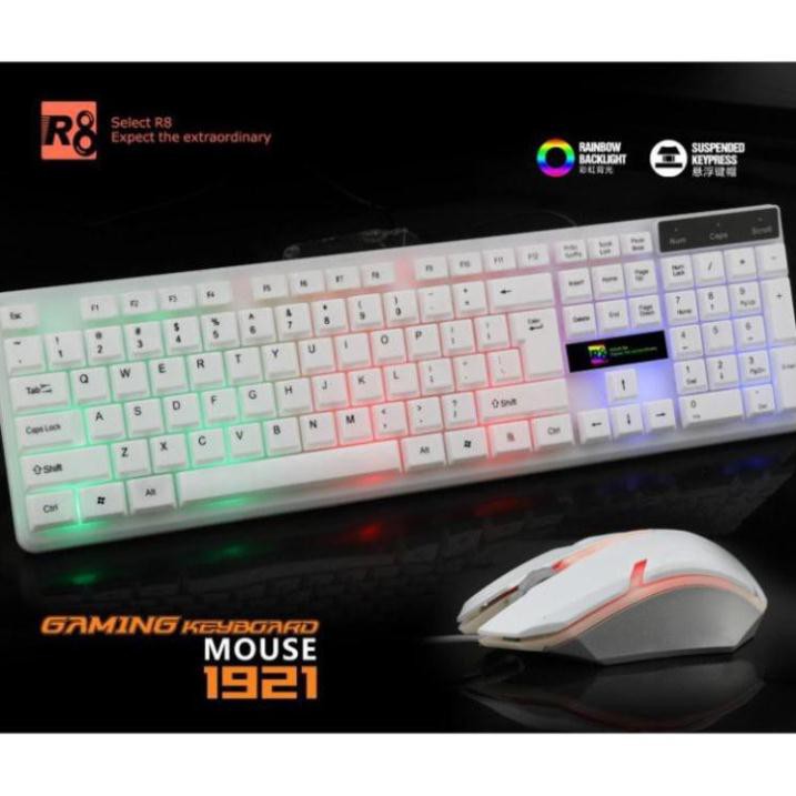 Bộ bàn phím chuột keyboard Mouse Gaming R8 1921 Led | BigBuy360 - bigbuy360.vn