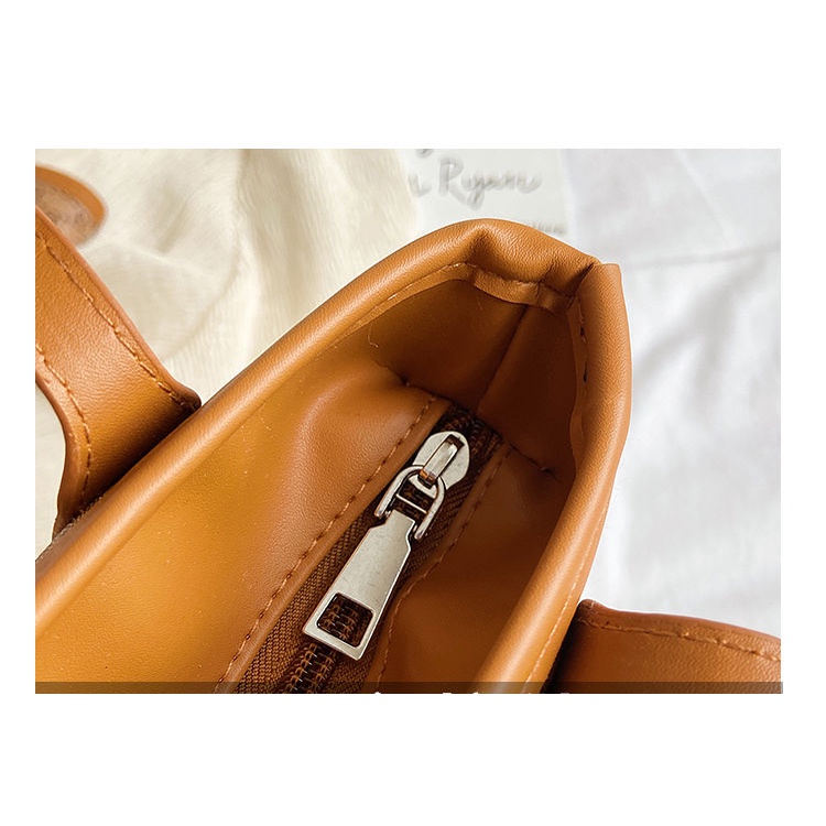 Túi xách tay Chuwanglin bằng da in họa tiết hoạt hình dành cho nữ