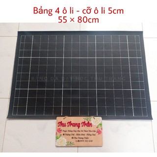 📚 Bảng 4 ô li - cỡ ô li 5cm - 55 × 80cm (giống bảng con HS)
