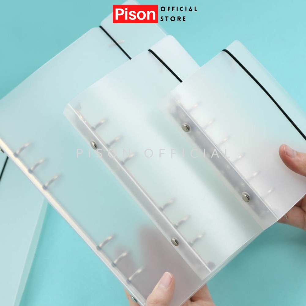 Bìa sổ còng A5 Pison 6 còng, sổ planner - SP0364 - chỉ mỗi bìa sổ