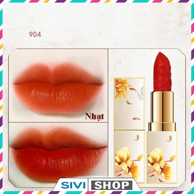 Son môi lì khắc nổi 3D phong cách Trung Hoa DROHOO mướt mịn quý phái
