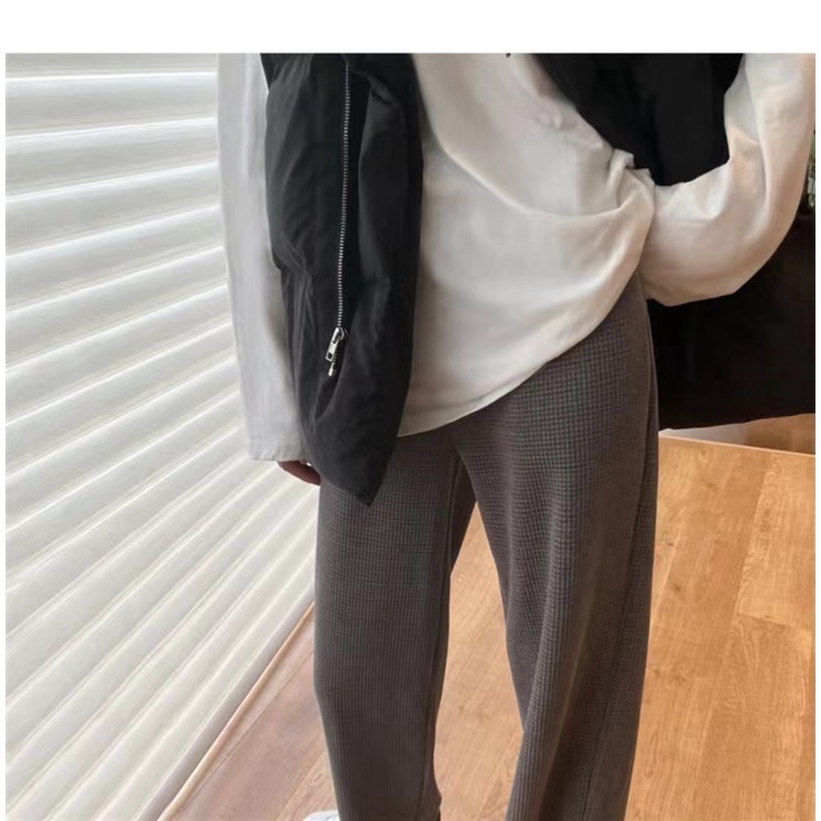 Quần dài SUXI ống rộng lưng cao thời trang Hàn Quốc cho nữ